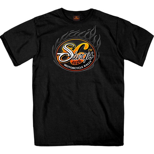 2026 Sturgis Motorcycle Rally Logo Men's Black T-Shirt - SPB1224