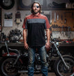 MMCC Men's Pit Stop Classic Mechanic Button Up Shirt - Dual Chest Pockets - Microfiber Panel - Rider Ready - MMC16009