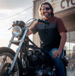 MMCC Men's Pit Stop Classic Mechanic Button Up Shirt - Dual Chest Pockets - Microfiber Panel - Rider Ready - MMC16009