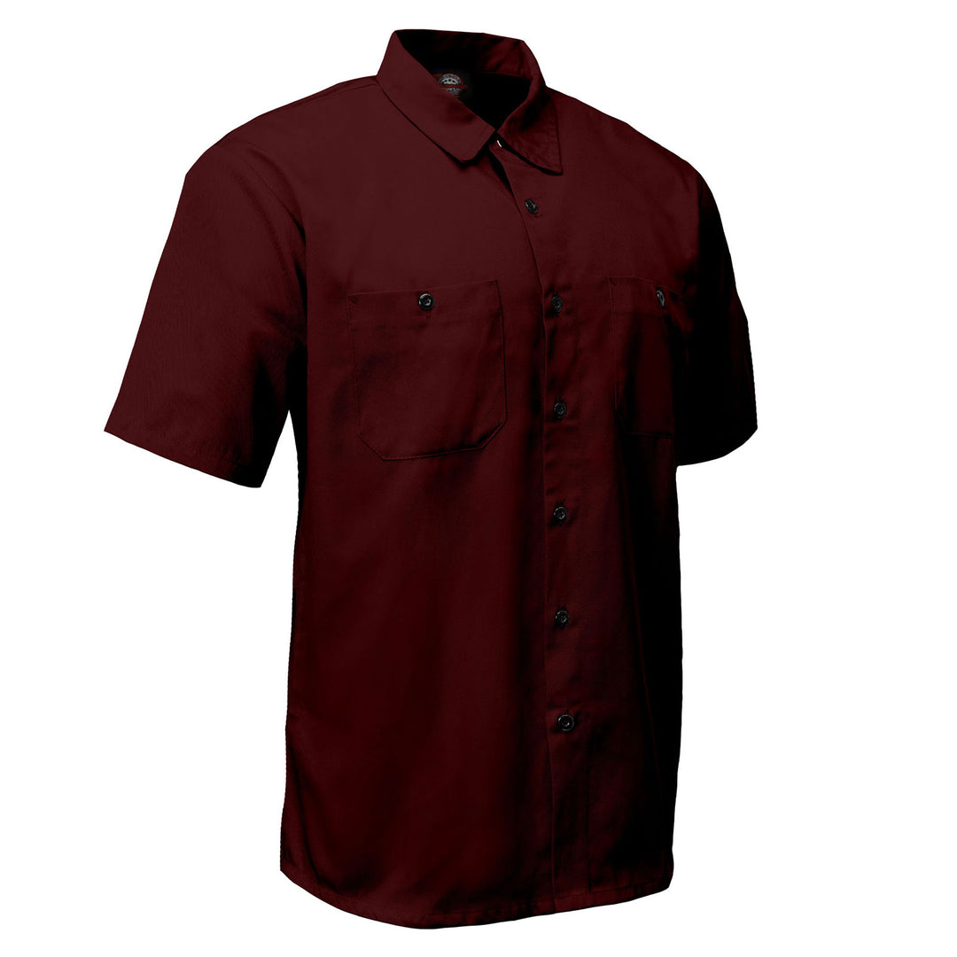 Milwaukee Motorcycle Clothing Co. Men's Super Duty Burgundy Mechanic Shirt