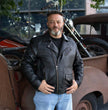 Milwaukee Motorcycle Clothing Co. Men's Black Leather Jacket, MMC1008