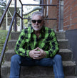 Milwaukee Leather Men’s Plaid Flannel Long Sleeve Shirt with Chest Pockets