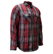 MMCC Men's 'Ricochet' Reversible Flannel Shirt - 100% Cotton Snap Front Plaid w/ Chest and Hand Pockets - MNG11803