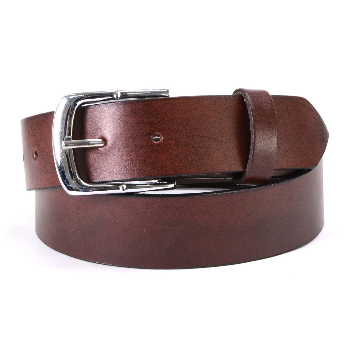 Milwaukee Leather Men's Brown Classic Leather Belt, MP7118