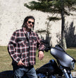 Milwaukee Leather Men’s Heavy Duty Mechanic Work Flannel Shirt, MPM1637