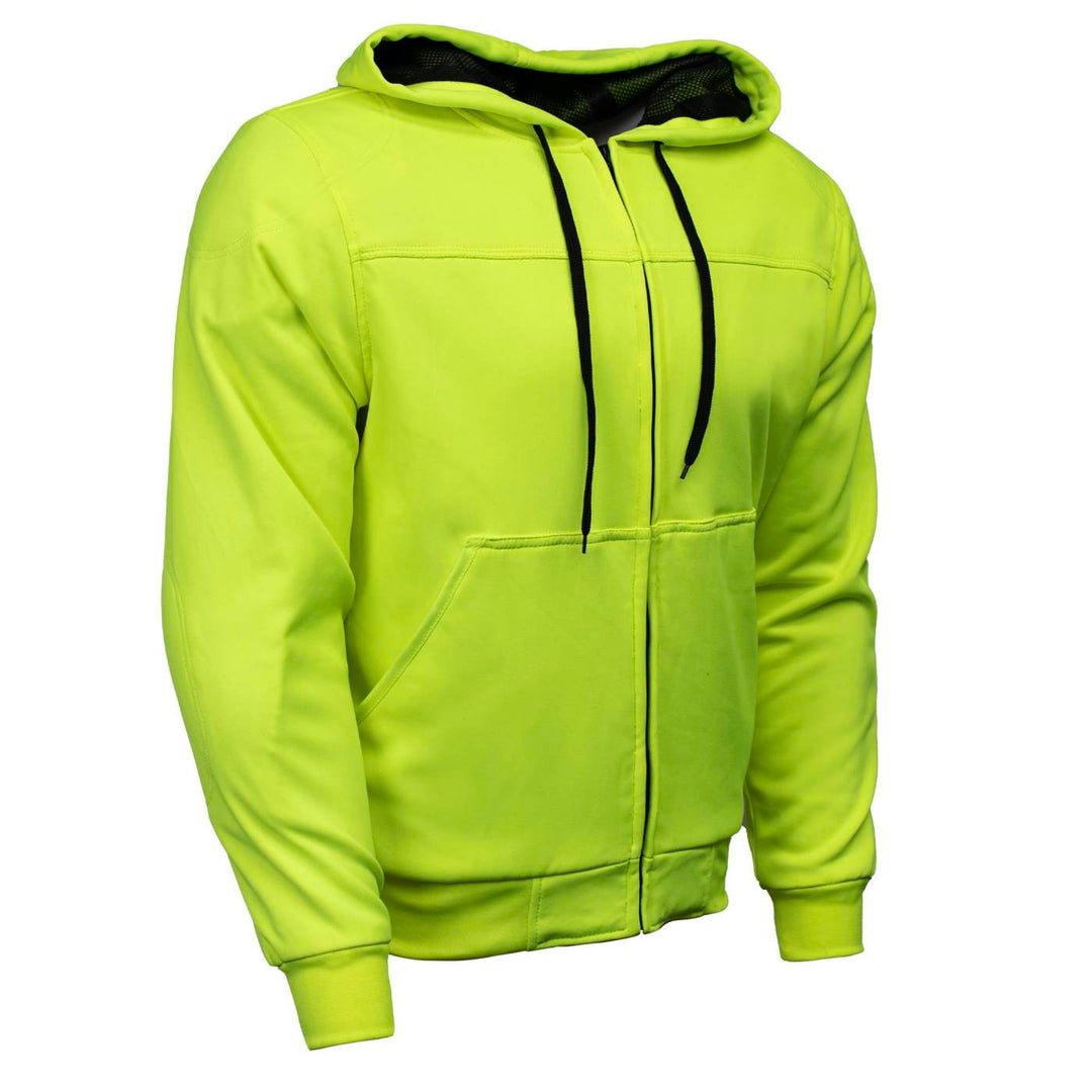 Milwaukee Leather Men's Streetguard Riding Hoodie - Aramid Reinforced with CE Shoulder and Elbow Armor