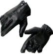 Milwaukee Leather SH728 Women’s Classic Black Leather Motorcycle Gloves with Zipper Closure