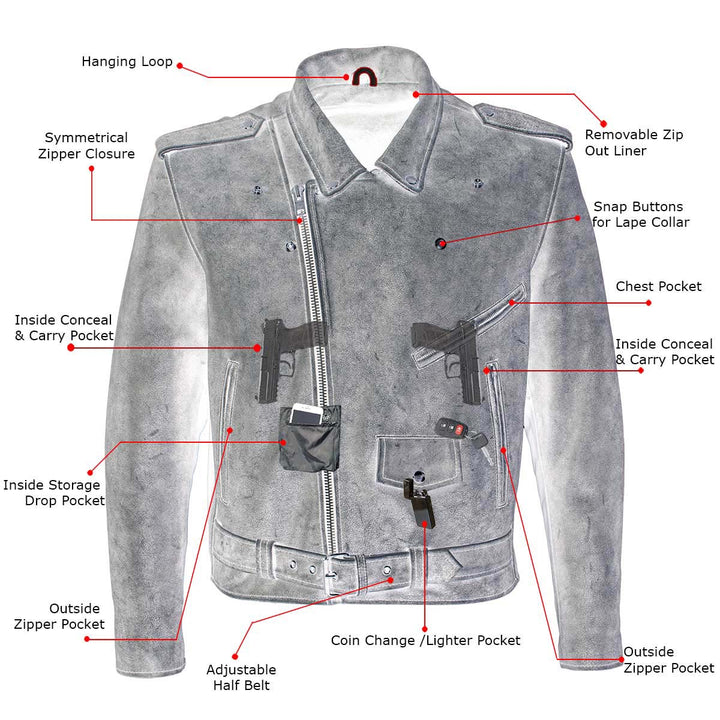 Milwaukee Leather LKM17001 Men&