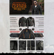 Milwaukee Leather Men's Premium Black Leather Motorcycle Jacket - Vintage Police Style w/ Side Lace - LKM1711