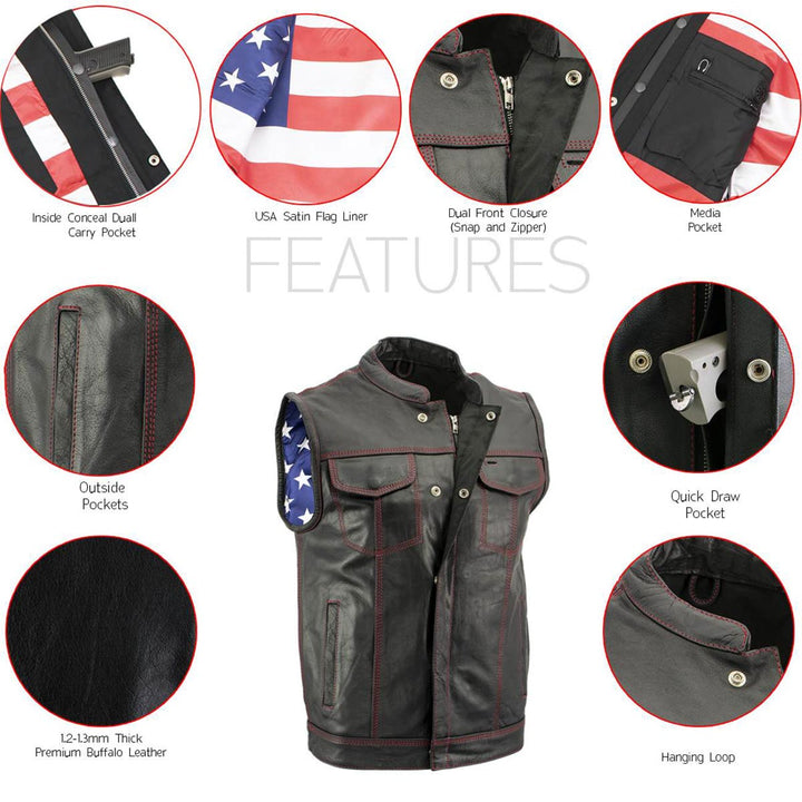 Milwaukee Leather LKM3780 Men&