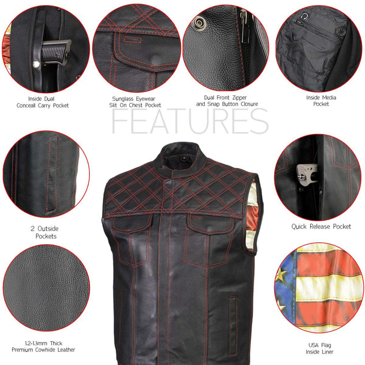 Milwaukee Leather LKM3782 Men&