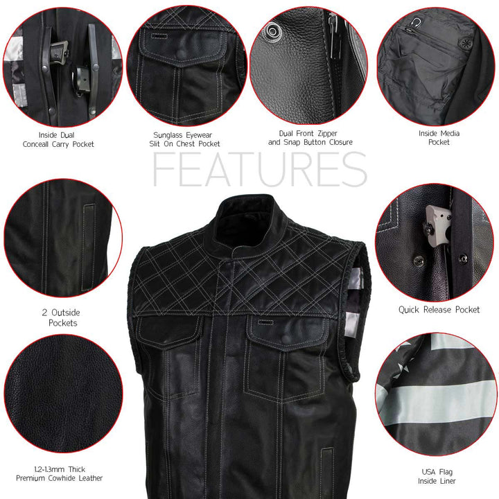 Milwaukee Leather LKM3784 Men&