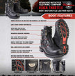 Milwaukee Motorcycle Clothing Co. Men's Motorcycle Boots, MB440EEE