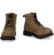 Milwaukee Leather MBL9323 Women's Premium Crazy Horse Vintage Brown Leather Lace-Up Motorcycle Riding Boots