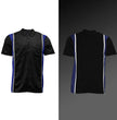 Milwaukee Motorcycle Clothing Co. Men’s Blk/Blue Mechanic Work Shirt – w / Reflective Strip, Rider‑Built MDM11609