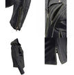 Milwaukee Leather MLL2516 Black Leather Rub-Off Leather Jacket with Hoodie for Women