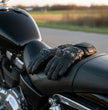 MMCC Men's Vader Racing Style Premium Leather Gauntlet Glove w/ i-Touch Technology - MMC70000