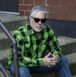Milwaukee Leather Men’s Plaid Flannel Long Sleeve Shirt with Chest Pockets