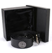 Milwaukee Leather Men's Black 12 Gauge Shell Leather Belt, MP7111