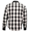 Milwaukee Leather Men’s Splitline Tundra 2-Tone CE Armored Protective Flannel - Kevlar® Reinforced - MPM1673