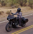 Hot Leathers FLM2003 Men's Black White and Red Long Sleeve Flannel Shirt