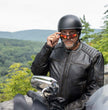 Milwaukee Motorcycle Clothing Co. Men's Brown Leather Jacket, MMC10004
