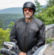 Milwaukee Motorcycle Clothing Co. Men's Brown Leather Jacket, MMC10004
