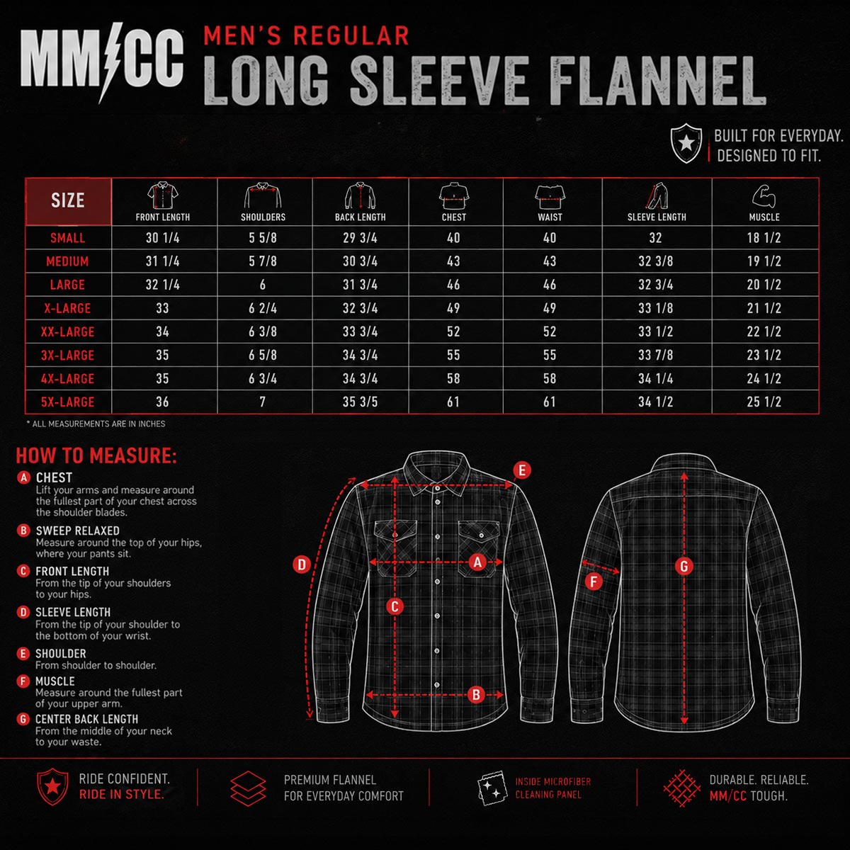 Milwaukee Motorcycle Clothing Co. Men's Grey Black Flannel Shirt,MMC1167