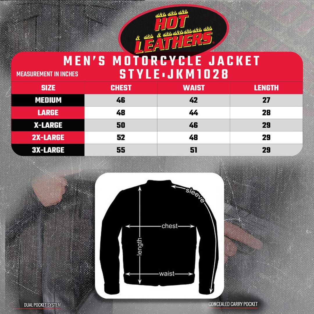Hot Leathers JKM1028 Men&