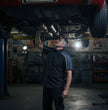 Milwaukee Motorcycle Clothing Co. Men’s Blk/Grey Mechanic Work Shirt – w / Reflective Strip, Rider‑Built MDM11601