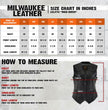 Milwaukee Leather Women's Road Queen Black Braided Buffalo Leather Motorcycle Vest - LKL4713