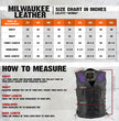 Milwaukee Leather Women's Gemma Black Leather Motorcycle Vest with Side Laces