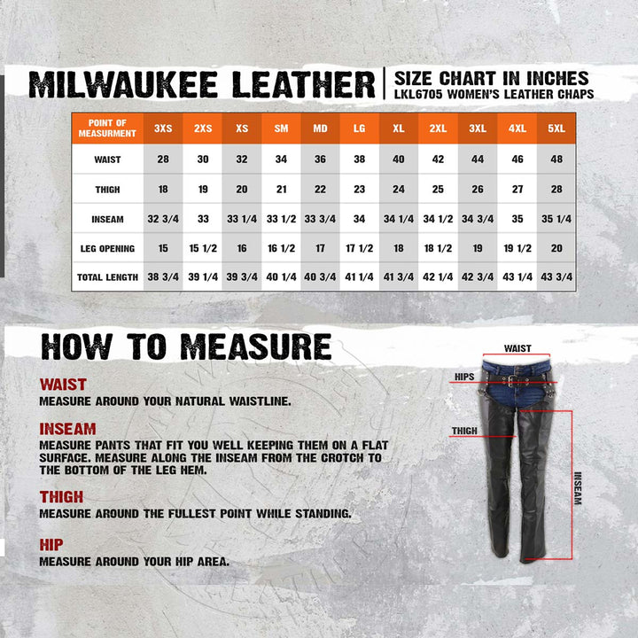 Milwaukee Leather LKL6705 Women&