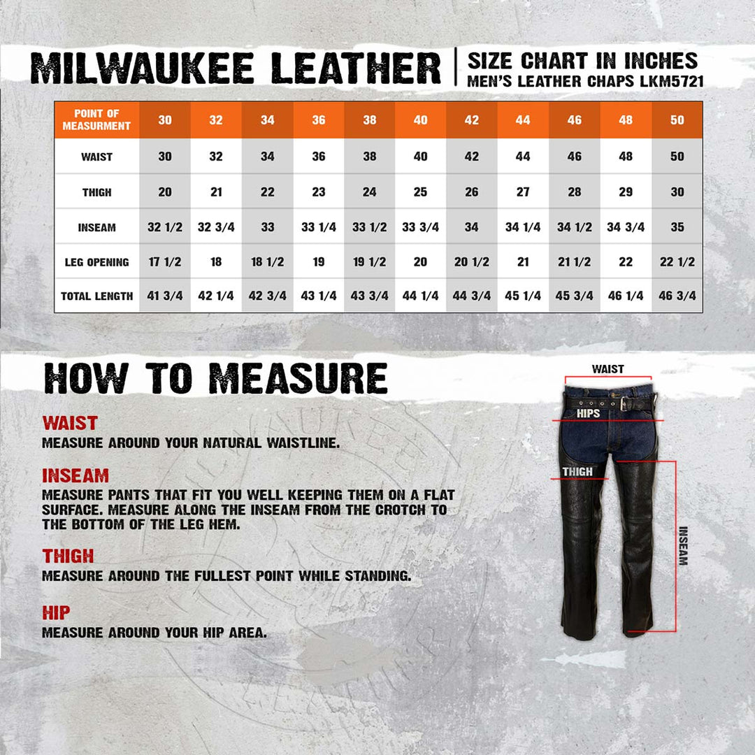 Milwaukee Leather LKM5721 Men&