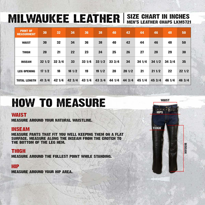 Milwaukee Leather LKM5721 Men&