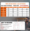 Milwaukee Leather MDM3025 Men’s Black Waxy Coated Denim Club Style Motorcycle Rider Vest w/ Shirt Collar