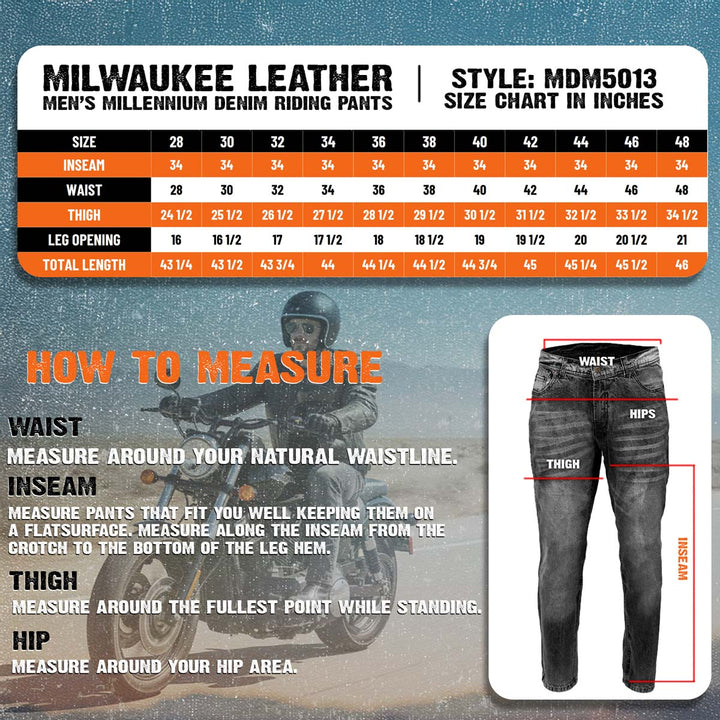 Milwaukee Leather MDM5013 Men&