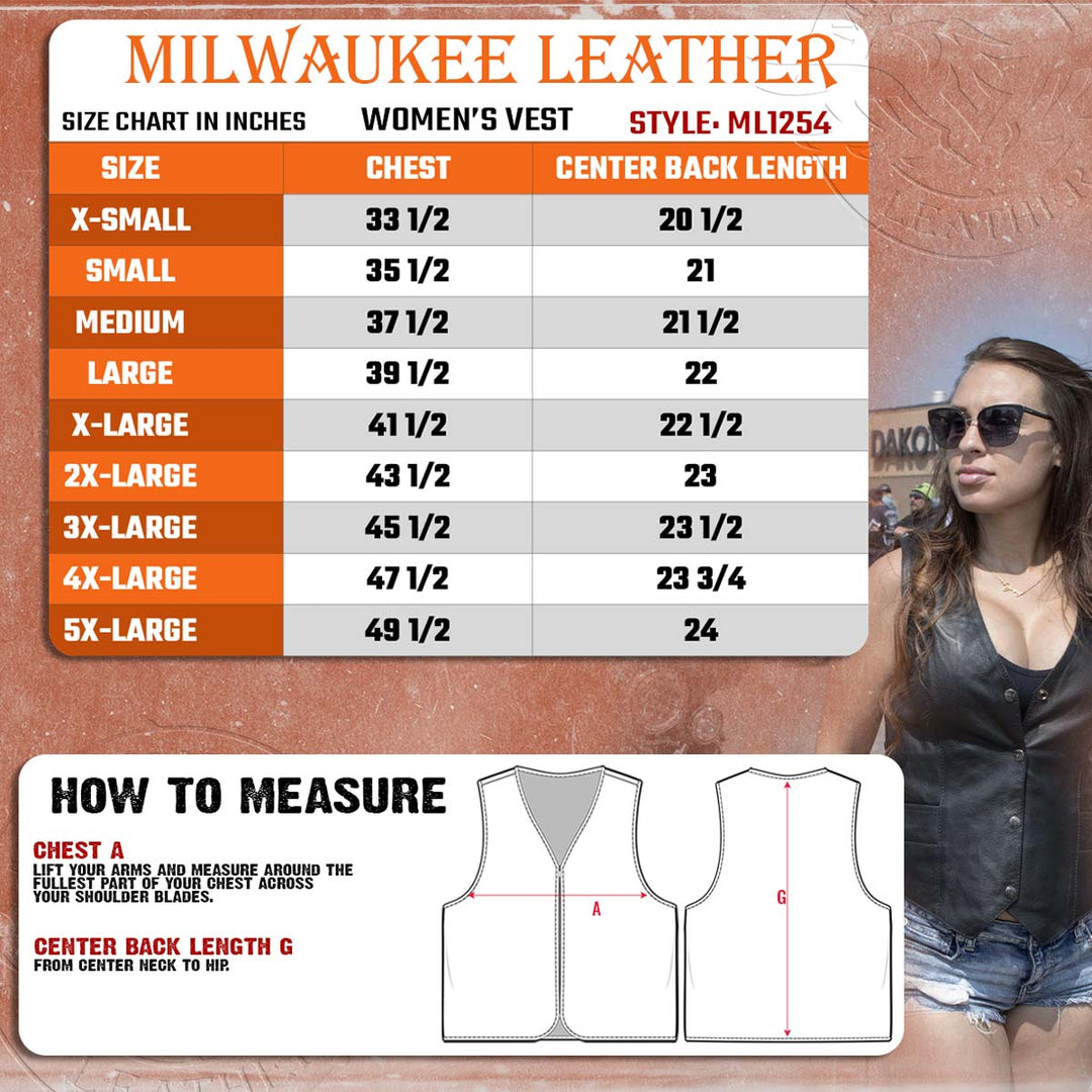 Milwaukee Leather ML1254 Women&