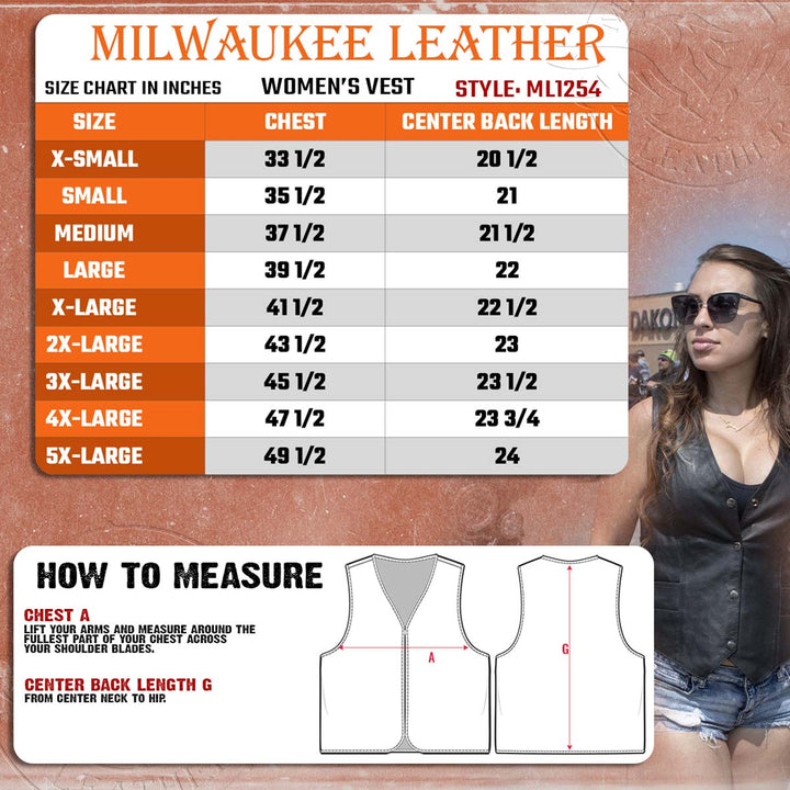 Milwaukee Leather ML1254 Women&