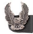 Milwaukee Leather 4-Piece Vest Extender Set - Eagle With Wings, Double Chrome Chains, 4-Inch-MLA6046SET