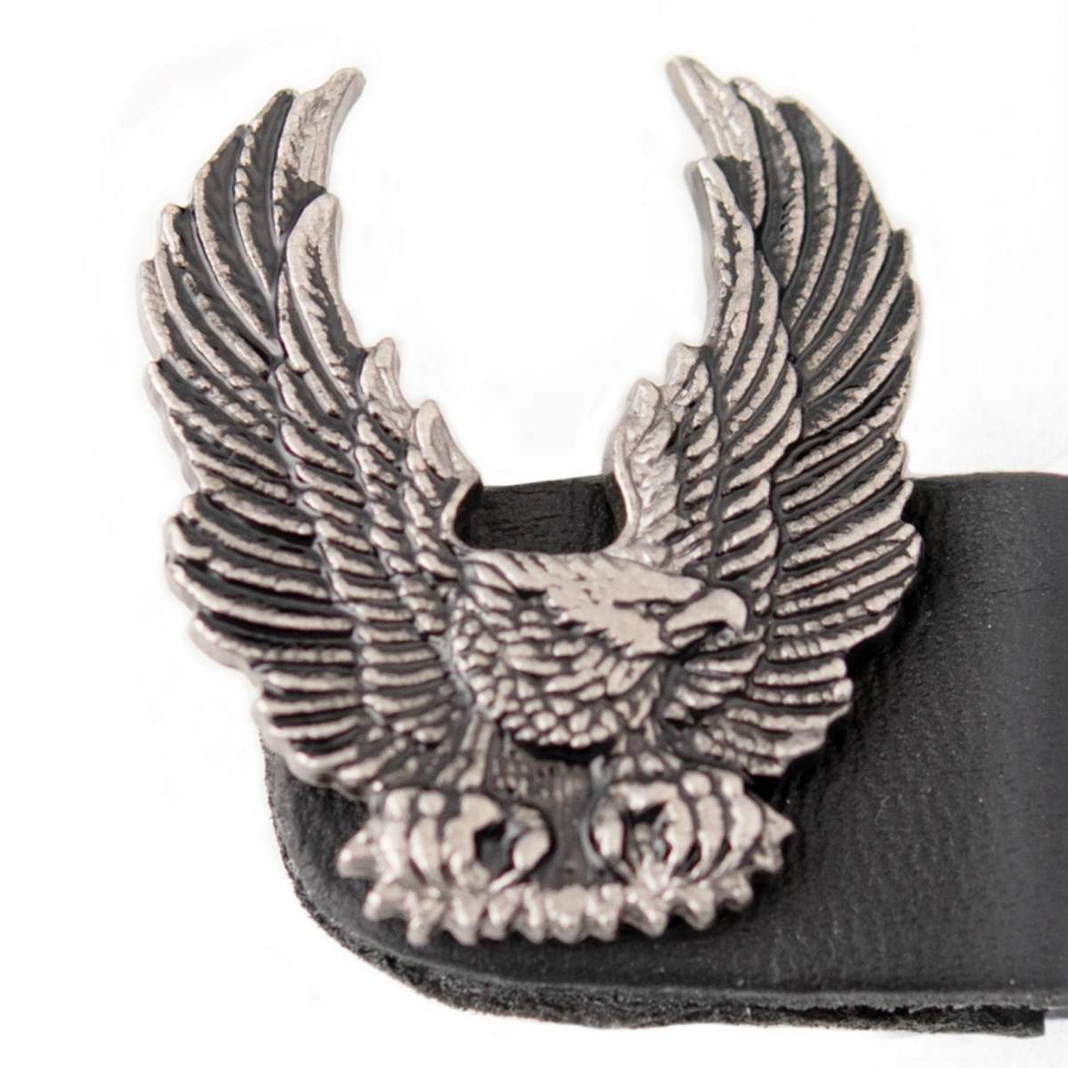 Milwaukee Leather 4-Piece Vest Extender Set - Eagle With Wings, Double Chrome Chains, 4-Inch-MLA6046SET