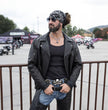 Milwaukee Leather MLM1516 Black Real Leather Motorcycle Jacket for Men – Vintage Brando Style Biker Jacket