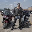 Milwaukee Leather MLM1570 Men’s Black Premium Cowhide Leather Utility Pocket Motorcycle Jacket