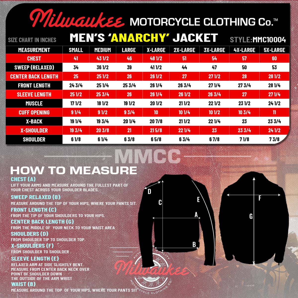 Milwaukee Motorcycle Clothing Co. Men's Brown Leather Jacket, MMC10004