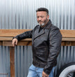 Milwaukee Motorcycle Clothing Co. Men's Brown Leather Jacket, MMC10005