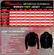 Milwaukee Motorcycle Clothing Co. Women's Foxy Scooter Style Black Premium Leather Jacket w/ Mandarin Collar MMC20000