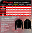 Milwaukee Motorcycle Clothing Co. Women’s Rebel Scooter Style Black Leather Biker Jacket w/ Mandarin Collar MMC20002