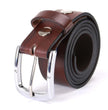 Milwaukee Leather Men's Brown Classic Leather Belt, MP7118