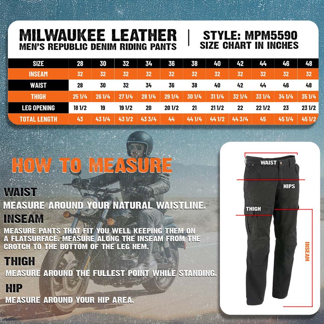 Milwaukee Leather MPM5590 Men&