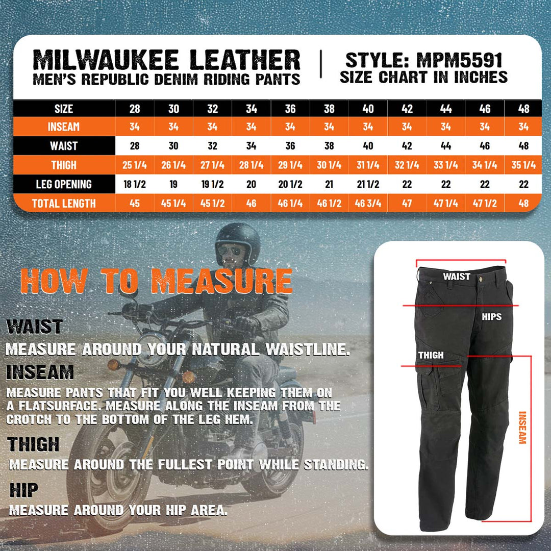 Milwaukee Leather MPM5591 Men&